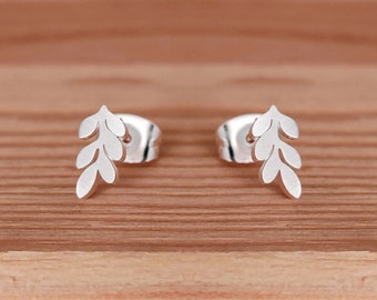Laurel stud earrings - minimalist jewelry, trendsetter earrings, statement earrings, gift for girlfriend