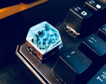 keycap artisan snow valley - fortnite custom keycaps