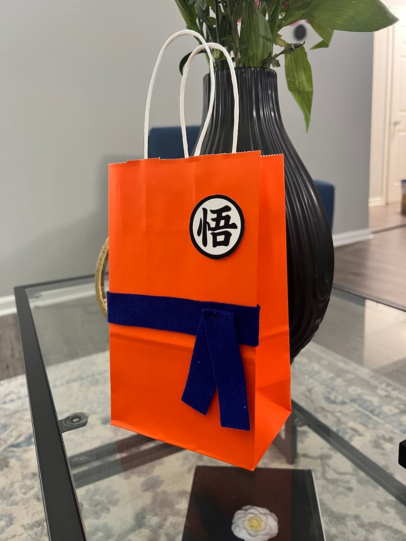 Goku Dragon Ball Z Goody Bags Set of 6 Etsy