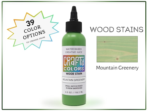 Green Wood Stain, Colorful Stains for Custom Frame Makers, Vibrant Wood  Stains for DIY Framers and Wood Projects, Paint for Custom Frames 