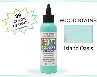 Teal Wood Stain, Wood Stain for wooden jewelry creations, Enhance wood with vibrant hues, Perfect for artisans and jewelry designers.