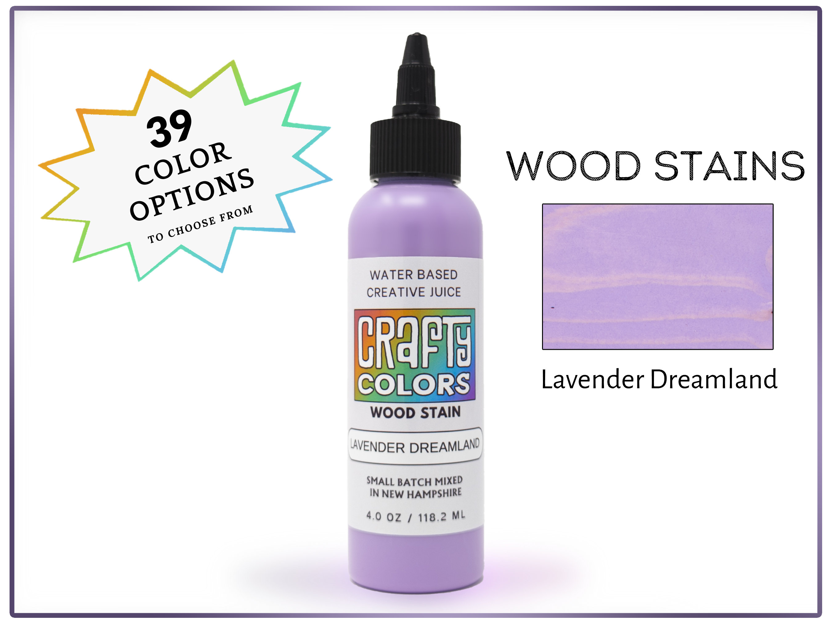 Purple Wood Stain, Wood Stains for Wooden Sola Flowers, Colorful Paint for  Wooden Flower Arrangements, DIY Wedding Flower Arrangements 