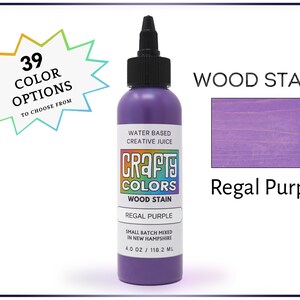 Purple Wood Stain, Wooden Toys Stain, Paint for DIY Toys, Make your own toys supplies, Custom Toy Projects, Toy Paint, Toy Stains, wood toys