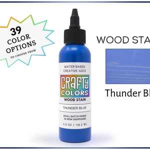 Blue Wood Stain, DIY Rustic Decor Paint, Home Decor Supplies, DIY Projects Stain, Wood Stain for Creative Projects, Handmade Art Supplies