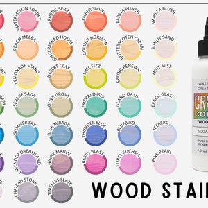Colorful Wood Stains, Art Supplies, Resurface furniture paint, Water-based Wood Stains for Furniture Refinish, Paint Supplies for DIY Art