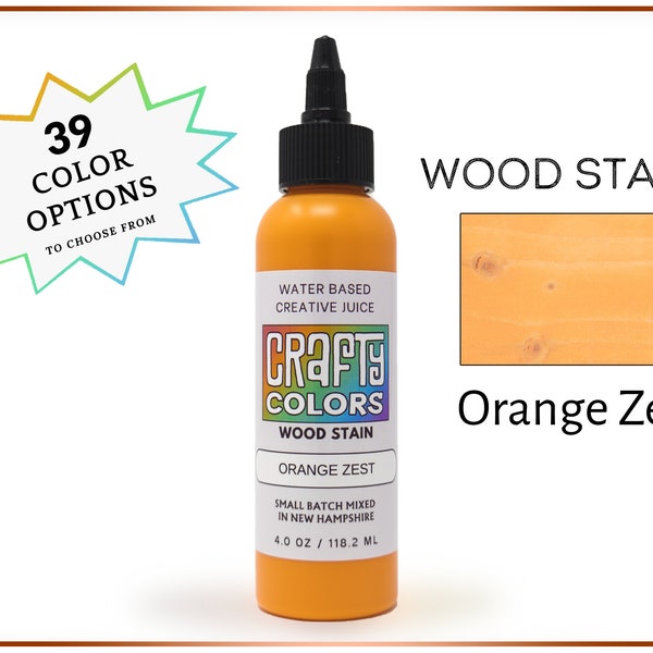Orange Wood Stain, Woodcrafts stain, Woodworking Paint, Stain for Wood Furniture, Woodworking Craft supplies, Staining Wood, Project Stains