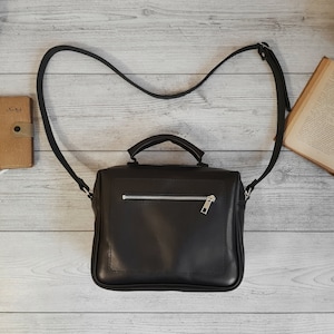 Sac en cuir femmes, sac à main crossbody, sacs à main faits à la main, sac messager personnalisé, sac à bandoulière noir, sac cartable, cadeau pour elle