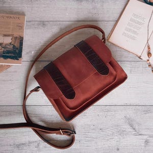 Ledertasche, kleine Messenger Bag Damen, Ledertasche Damen, Leder Crossbody Bag, Leder Messenger Bag Herren, Geldbörse, Geschenk für Frauen