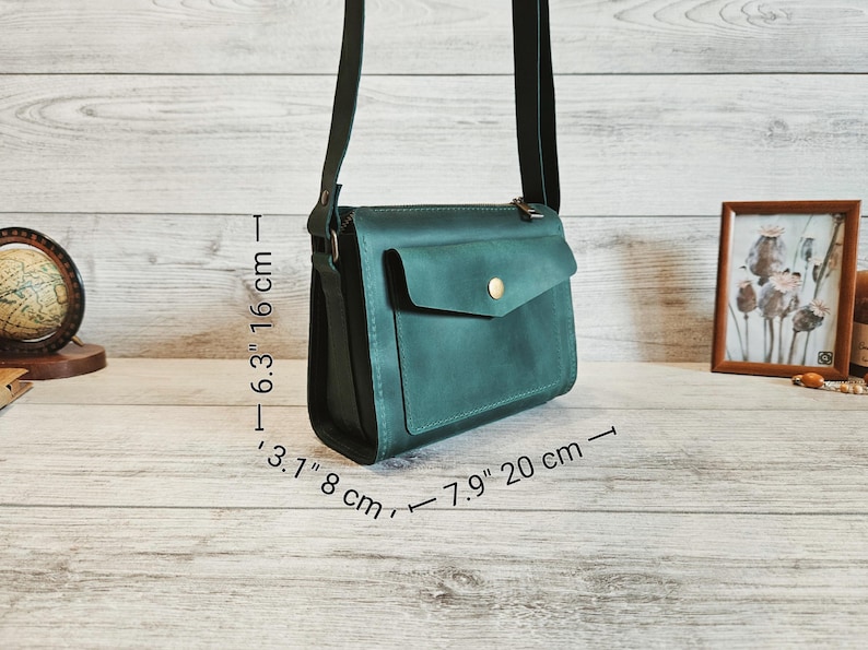Small Leather Purse, Leather Crossbody Bag, Personalized Handbags for