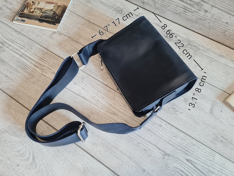 Leder-Umhängetasche für Frauen, kleine Geldbörse, handgefertigte Handtaschen, hellbraune Leder-Umhängetasche, personalisierte Umhängetasche, Geschenk für Sie Bild 4