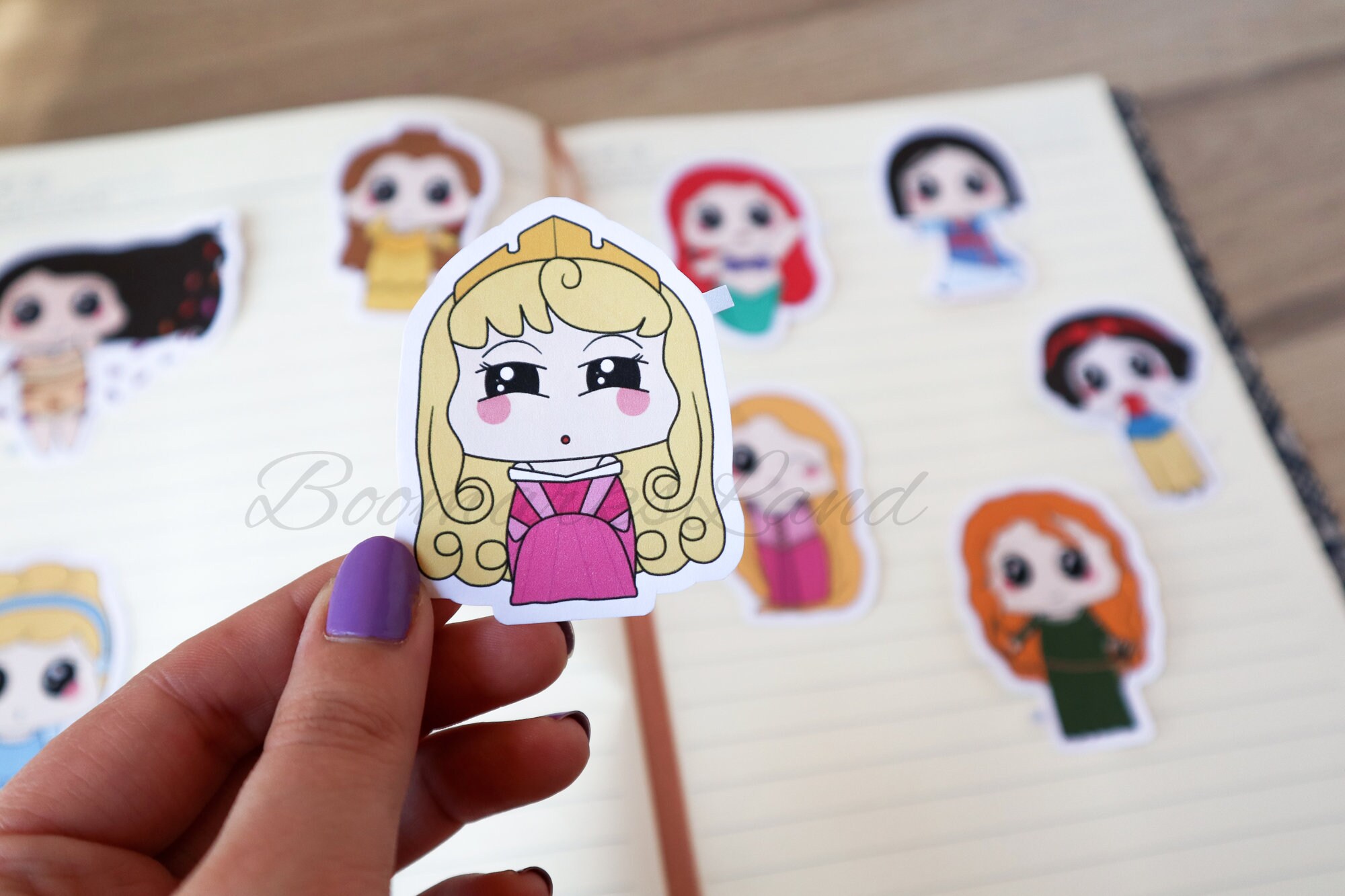 Stickers Kawaii Disney Princess Etsy