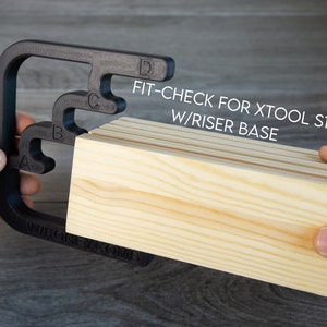Xtool S1 Riser Base Level Fit Tool - Digitaler Download STL Set