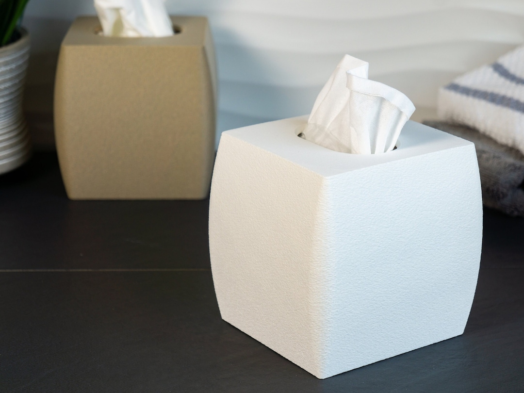 Tissue Protector Tissue Box Cover and Protector - Curve (cube) - Etsy