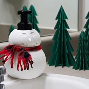 Snowman Holiday Soap Sleeve and Cover for Bath and Body Works Brand Soap Holders