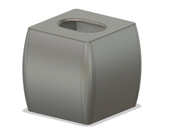 Tissue Box Cover and Protector - Curve (Cube)