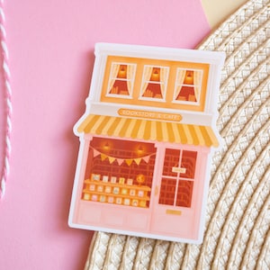 Cute Bookstore Vinyl Sticker | Bookworm Sticker