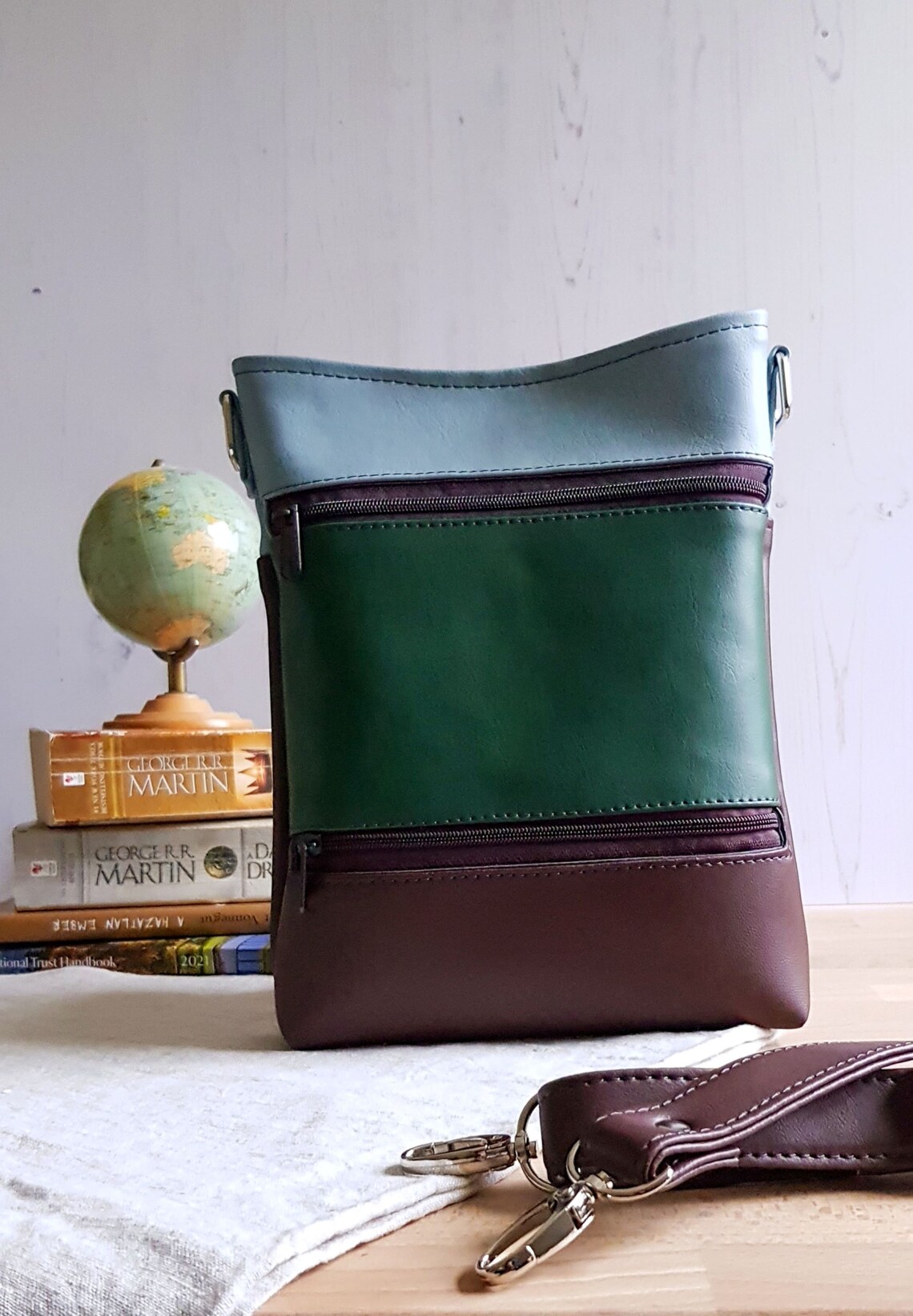 Small Vegan Leather Crossbody Bag Crossbody Purse for Women Etsy