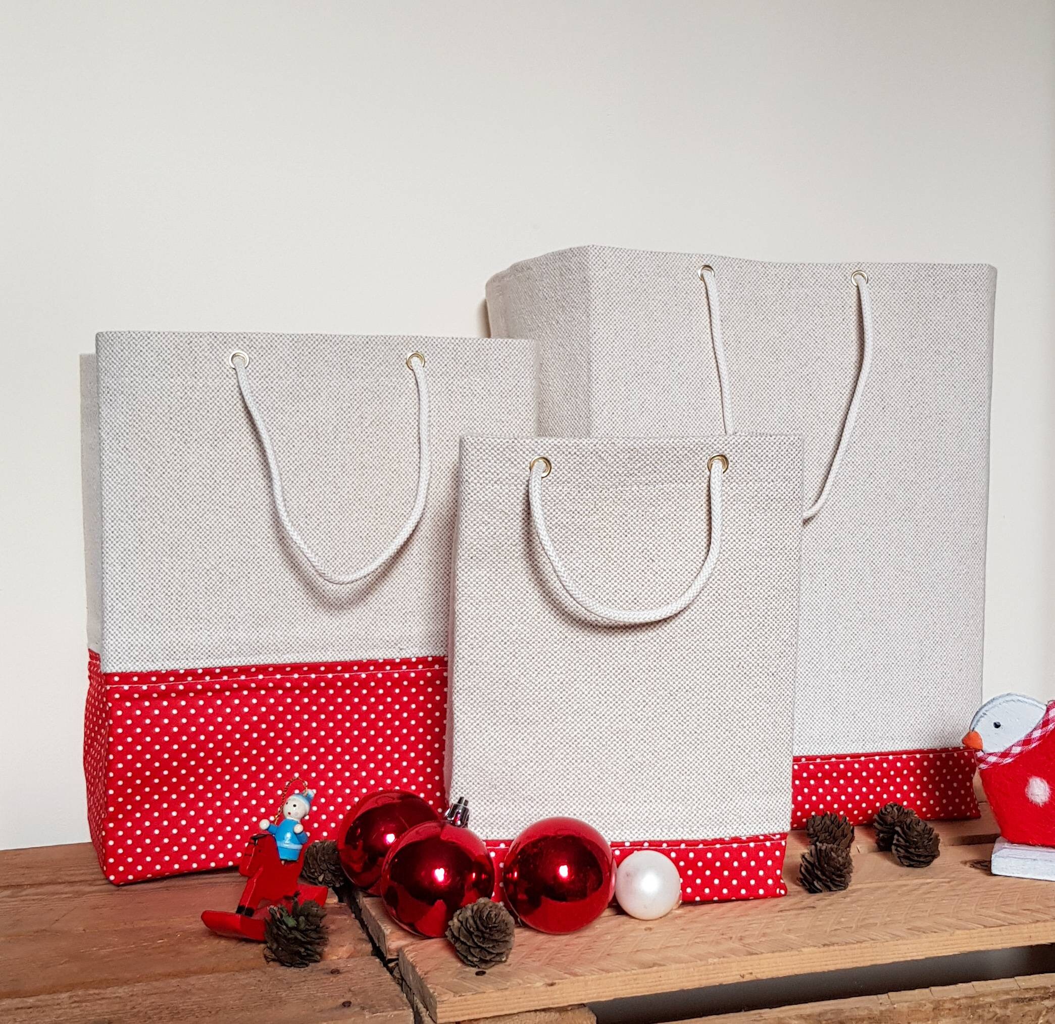 PREORDER Reusable Christmas Gift Bag Reusable Gift Etsy