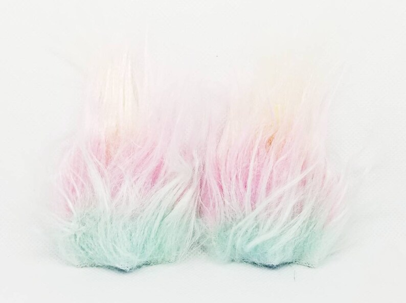 Cotton Candy Rainbow Costume Cat Ears