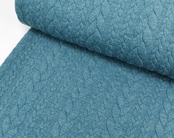 Deko-Jacquard Double-face Sterne 140cm grün-hellgrau