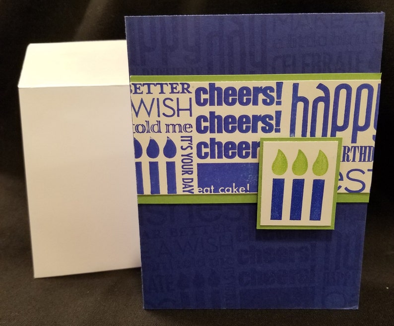 Blank Cards Masculine Birthday Bundle 6 pack Homemade | Handmade Cards Variety Set