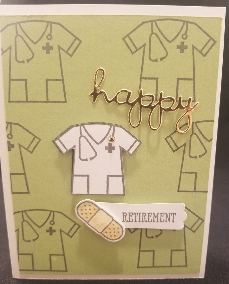 Custom Health Care Worker Card Handmade Personalized Etsy