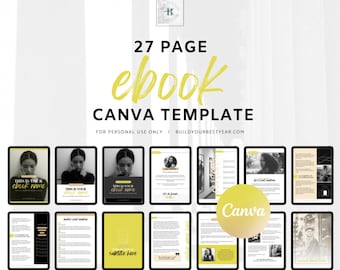 Canva eBook Editable Template | Light Bold