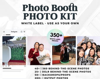 350+ white label photobooth-marketingfoto's: website- en socialemedia-inhoud (digitale download JPG/PNG-indeling)