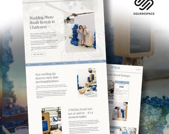 Photo Booth Squarespace Website Template