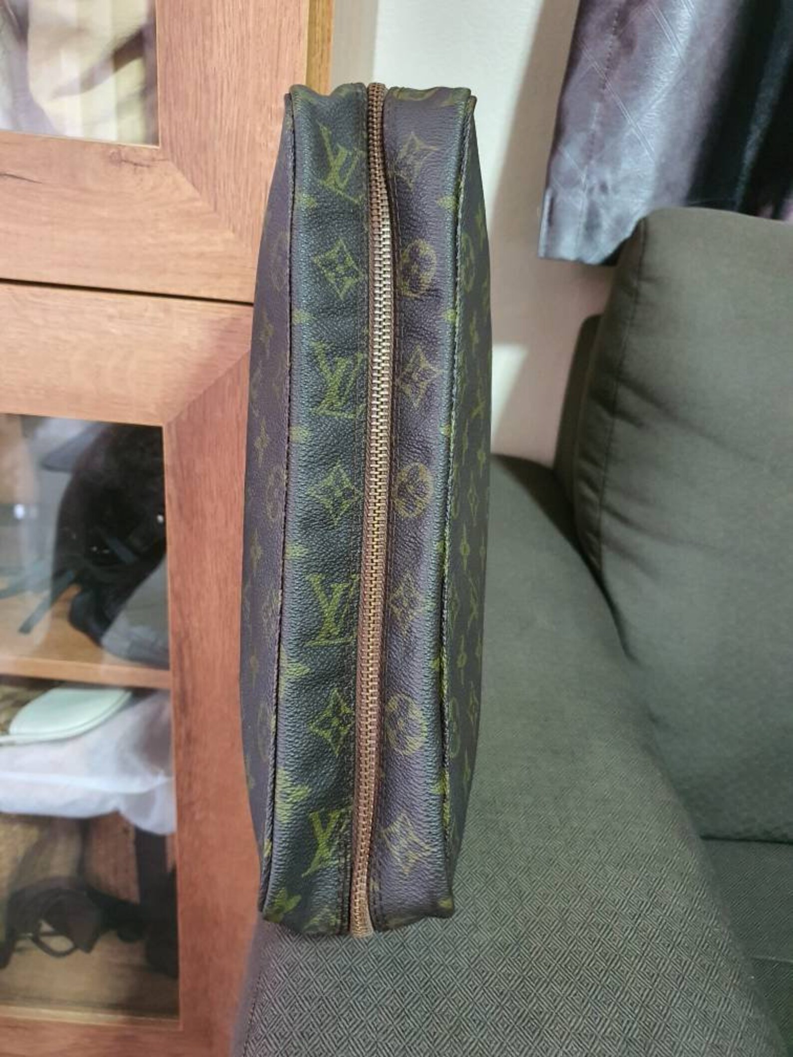 Authentic Vintage Eclair Zipper Louis Vuitton Monogram Trousse Etsy