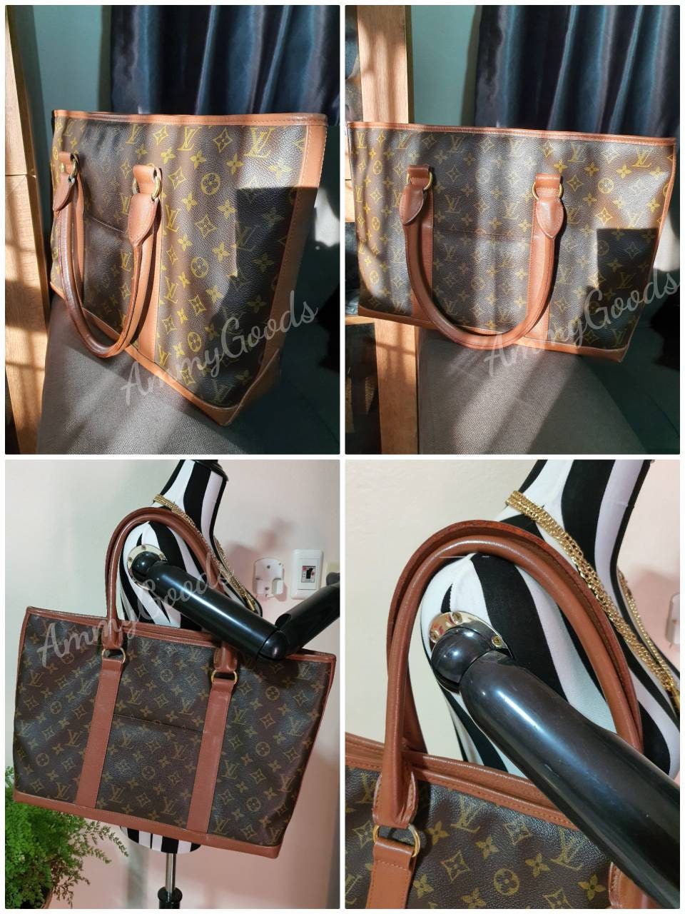 Louis Vuitton Monogram Sac Weekend PM Zip Tote Bag 861894