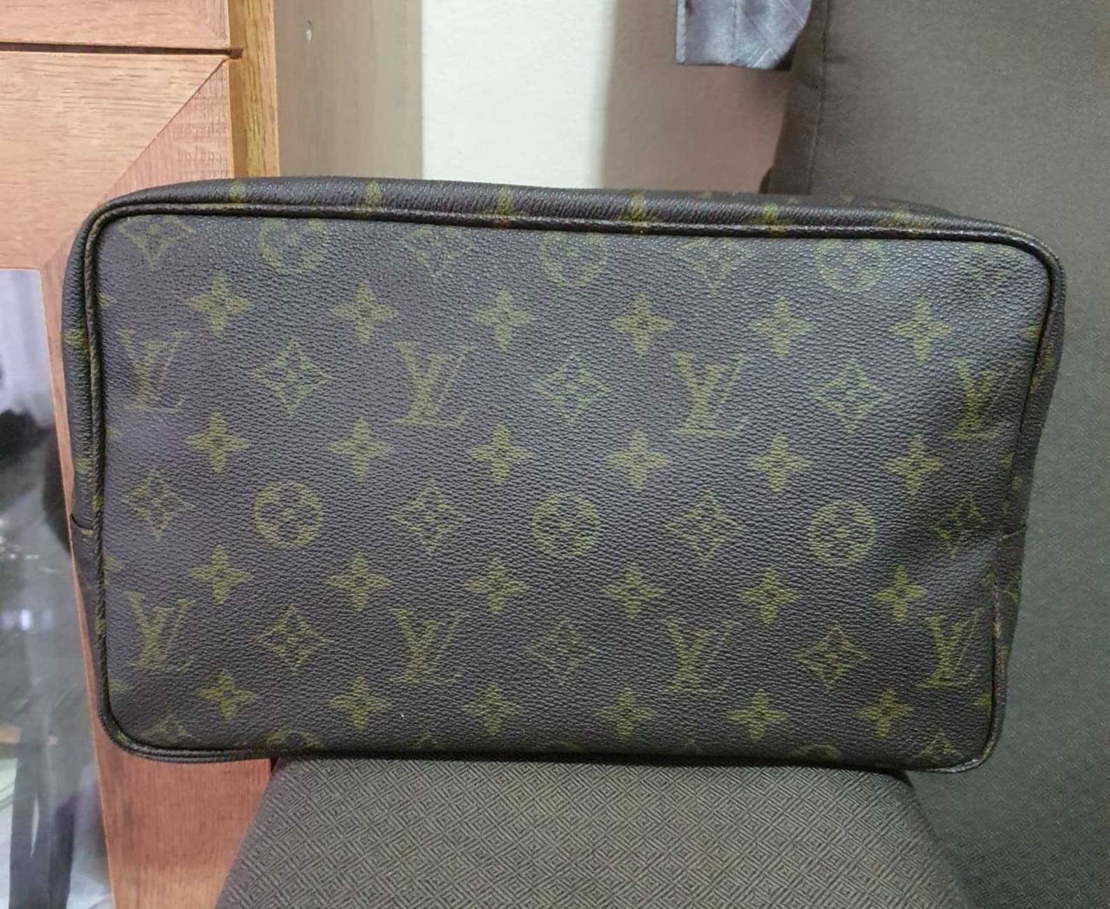 Authentic Vintage Eclair Zipper Louis Vuitton Monogram Trousse Etsy