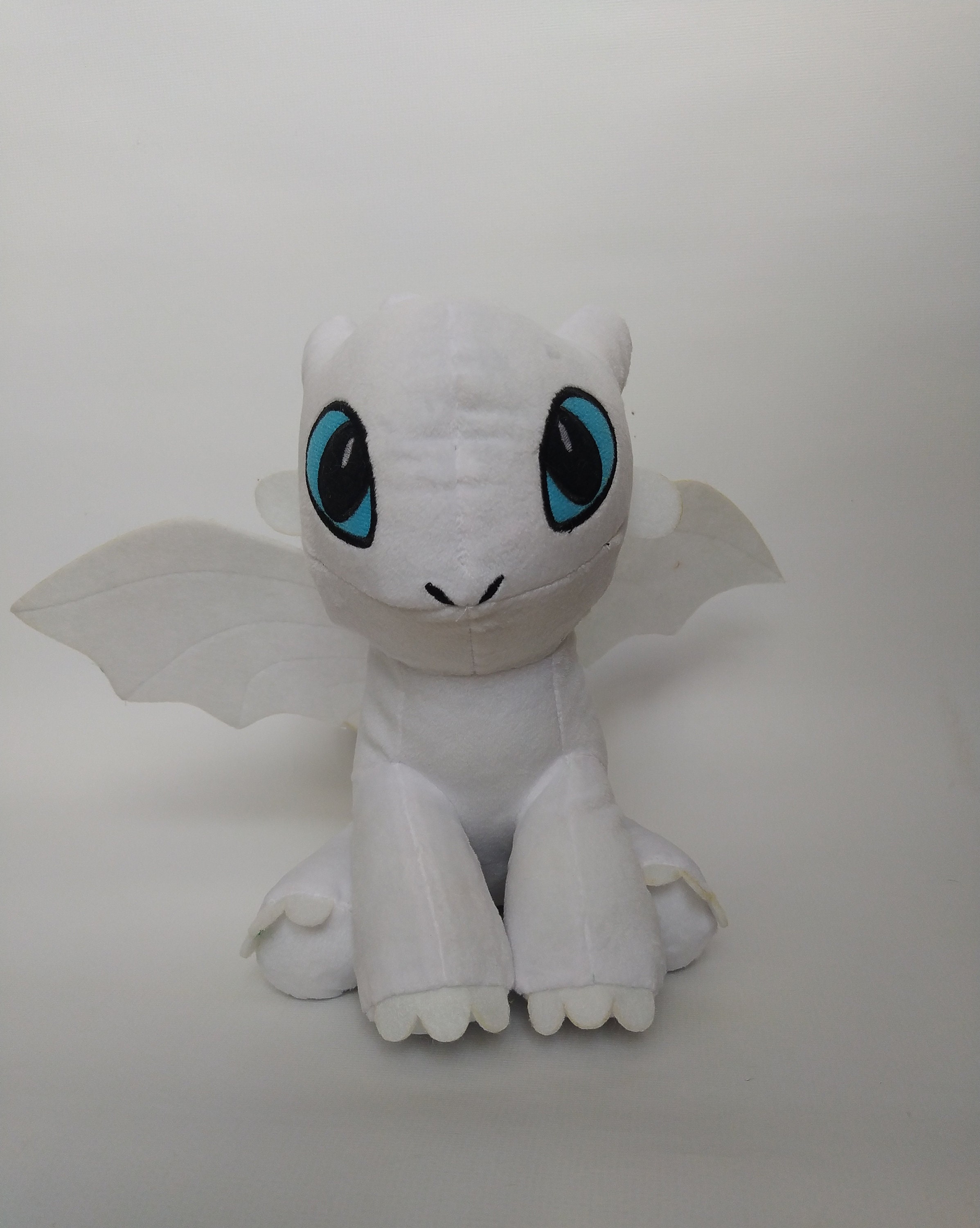 Light Fury Dragon Plush Toy White Dragon Toothless - Etsy