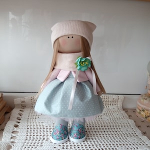 Bambola Tilda fatta a mano in tessuto Tilda Doll