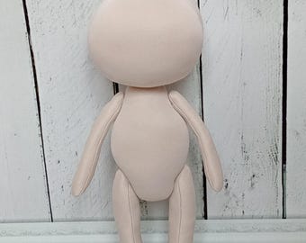 Knitwear doll blank 11" tall stuffed toy for DIY