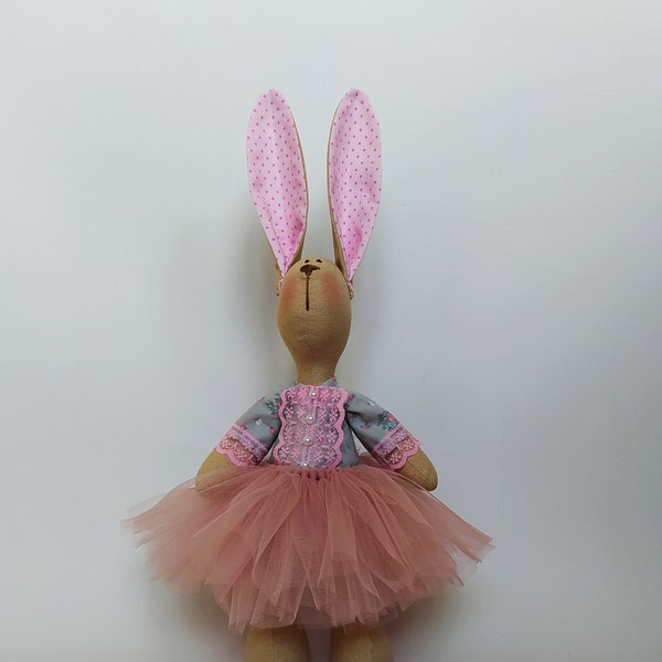 Bunny textil sewing toy with long ears