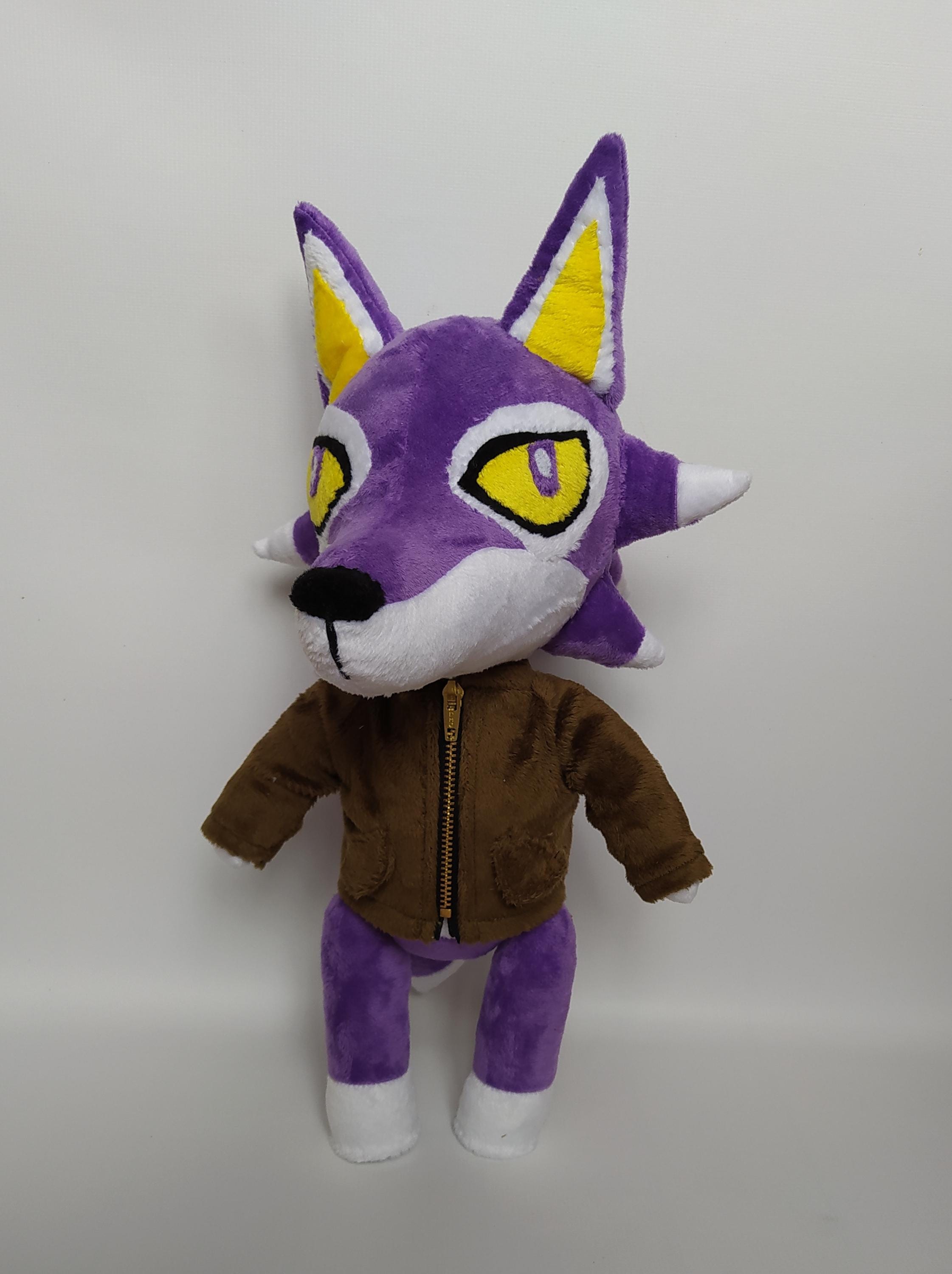 Lobo Wolf Plush Toy Animal crossing wiki new horizons, purple wolf