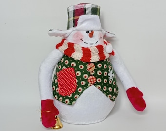 Snowman plush toy, Christmas decor and gift