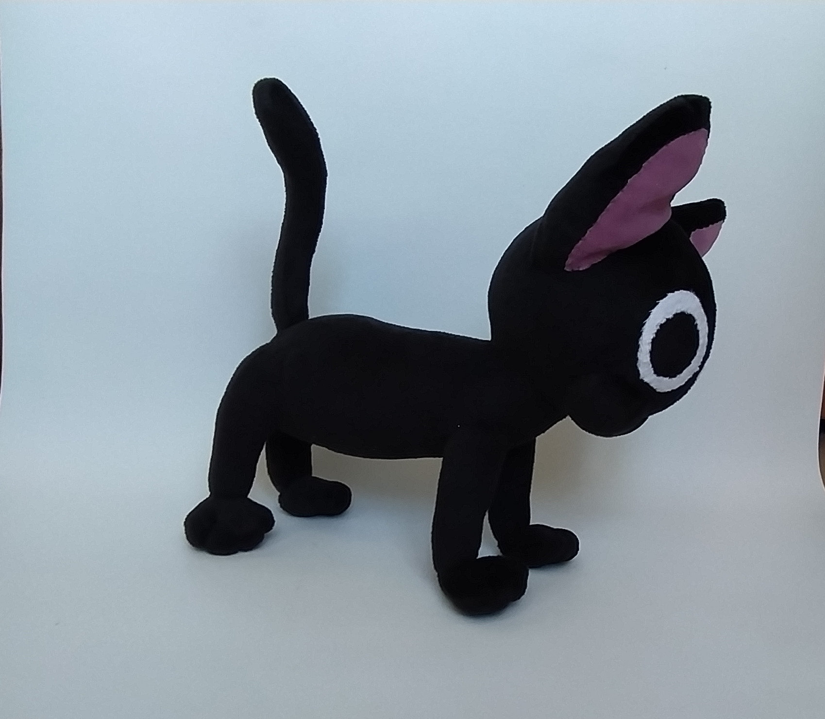 Jouet en peluche pour chat noir -  France