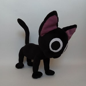 Black cat plush toy