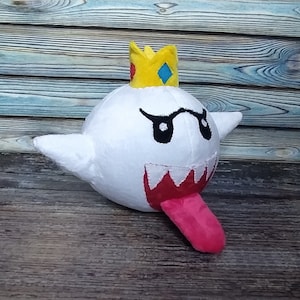 Custom plush King Boo red 8 inches