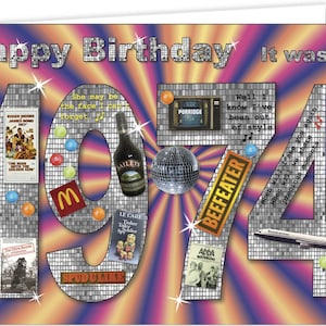 Carte souvenir du 51e anniversaire de 1974 (2025)