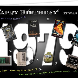 Carte souvenir du 46e anniversaire de 1979 (2025)