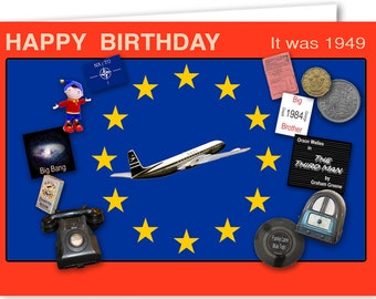 76th Birthday Card Souvenir of 1949 (2025) - Etsy