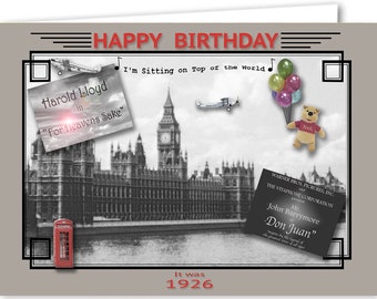 100th birthday card souvenir of 1926 (2026)