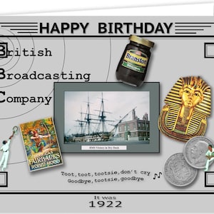 Carte souvenir du 103e anniversaire de 1922 (2025)