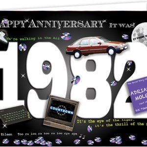 Biglietto ricordo del 43° anniversario del 1982 (2025)