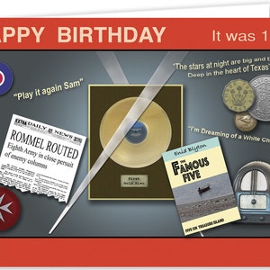 83rd birthday card souvenir of 1942 (2025)