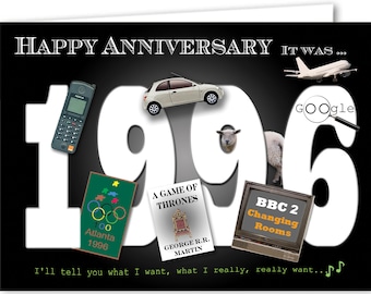 29th anniversary card souvenir of 1996 (2025)