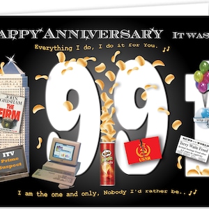 34th anniversary card souvenir of 1991 (2025)